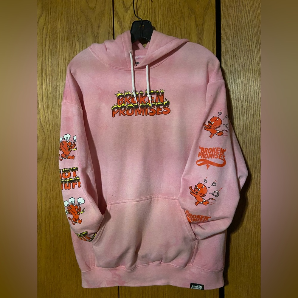 Zumiez X Broken Promises Hot Stuff Women’s Tie-Dye Hoodie